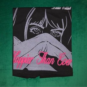 Billie Eilish Amazon Exclusive Happier than ever Black T-Shirt